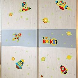 Asian royal Yellow & Red Printed Anti-Oil Decals and Stickers-image-77