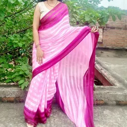 Moda Rapido Striped Satin Designer Saree-picture-39