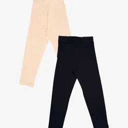 DYCA Girls Pack Of 2 Cotton Ankle-Length Leggings-image-28