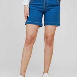 Life With Pockets Women Denim Shorts-image-40