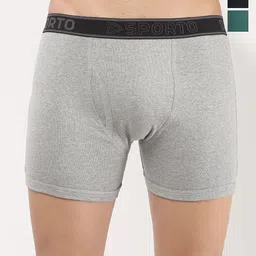 Sporto by Macho Men Pack Of 3 Cotton Short Trunks Sprto_M1030-G(1)-N(1)-Prt(1)-picture-32