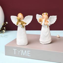 Myntra Elegant Homes White Figurine Showpiece-image-10