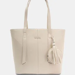 Forever Glam by Pantaloons Women Solid Structured Tasselled Shoulder Bag-picture-45