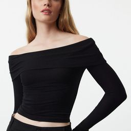 Trendyol Off-Shoulder Bardot Crop Top-picture-23