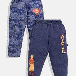 YK X Minute Mirth Boys Pack of 2 Printed Track Pants-image-40