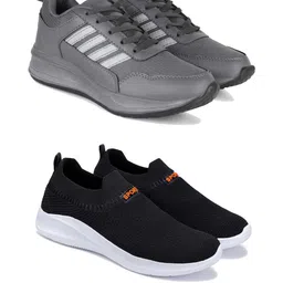 DRACKFOOT Men Non-Marking Running Sports Shoes-image-94
