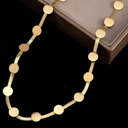 KARISHMA KREATIONS Stainless Steel Gold-Plated Minimal Chain-image-43