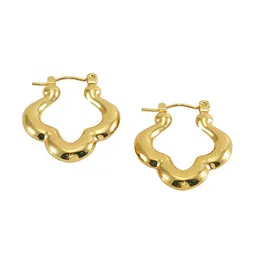 Aviksha Creations Womens 18K Gold Hoops-14