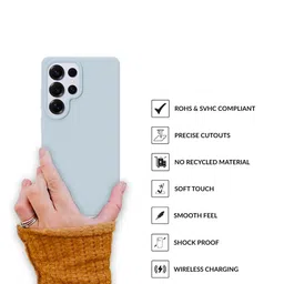 SPRIG Solid Printed Samsung Galaxy S25 Ultra Bumper Case Mobile Accessories image 2