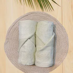 Triani 2-Pcs Off White 600 GSM Hand Towel-image-90