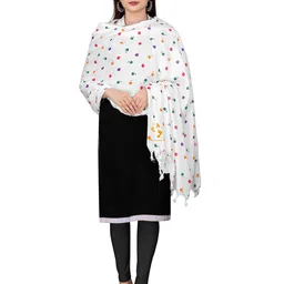 Vicharan Geoemtric Printed Cotton Dupatta With Tasselled-picture-19