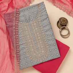 Koskii Unstitched Dress Material-image-99