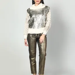 Fashion Gaiia Women Animal Printed Pullover-image-80
