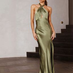 JC Mode Halter Neck Maxi Dress-image-74