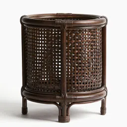H&M Large Rattan Plant Pot Holder-11