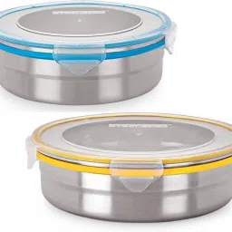 Steel Grocery Container - 1300 ml, 1700 ml-11