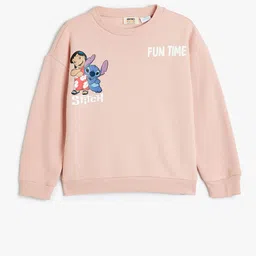 Koton Girls Printed Round Neck Long Sleeves Sweatshirt-picture-47