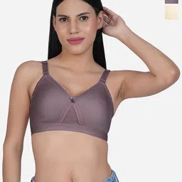 SHYAM SONS FLAIR Pack Of 2 Full Coverage Non Padded Seamless Bra-16