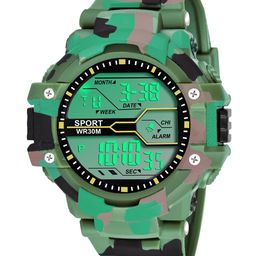 THE SHOPOHOLIC Men Dial & Straps Digital Watch Army Green-58
