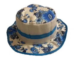 BAESD Unisex Kids Blue Self Design Sun Hat-22