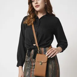 Globus Textured PU Sling Bag-41
