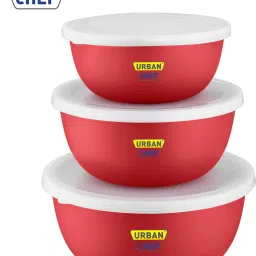 Stainless Steel, Plastic Serving Bowl Flora Microwave Safe-image-64