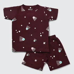 Nite Flite Unisex Kids Printed Night suit-picture-10