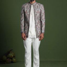 KALPRAAG Jodhpuri with short Kurta Trouser-image-57