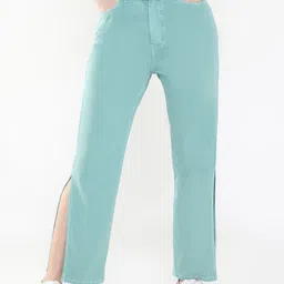 SHOWOFF Women Jean Straight Fit Mid-Rise Acid Wash Jeans-image-92