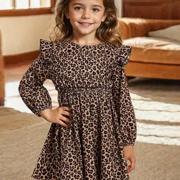 INCLUD Women Animal Print Fit & Flare Dress-picture-25