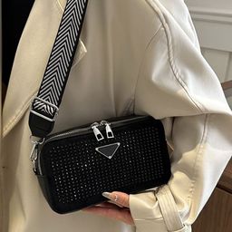 LULU & SKY Embellished PU Structured Handheld Bag-34