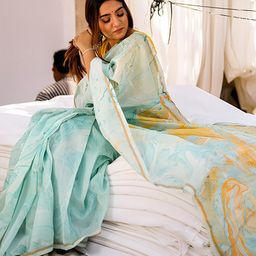 Suha Printed Pure Cotton Saree-image-92