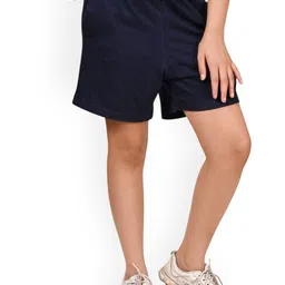 BAESD Kids Girls Solid Regular Fit High-Rise Cotton Shorts-image-65