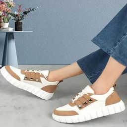 CORSICA Women Colourblocked PU Sneakers-53