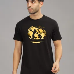 INDISSH Men Graphic Printed Round Neck Cotton T-shirt-picture-35