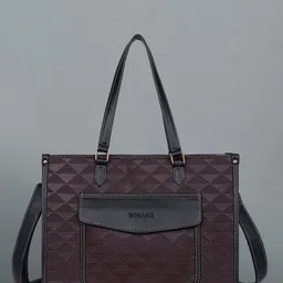 Womanix Geometric PU Handheld Bag-35