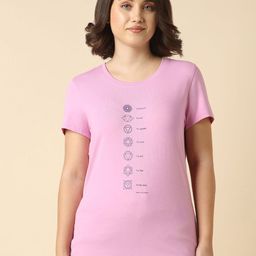 Van Heusen Printed Cotton Short Sleeves Round Neck Relaxed Fit T-shirt-image-31
