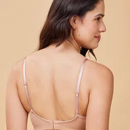 Enamor Dope Dye Ecolite Fabric Smooth Full Coverage Underwired Push-Up Bra F114 image 3