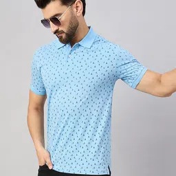 RISS Men Conversational Printed Polo Collar T-shirt-image-67