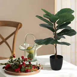 Home Bloom Green 1 Pieces Artificial Plant With Pot-34