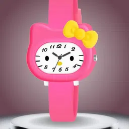 ON TIME OCTUS Girls Printed Analogue Watch KD-007 DARK PINK-image-81