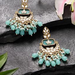 Zaveri Pearls Contemporary Chandbalis Earrings-17