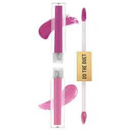SWISS BEAUTY Do The Duet Velvet Matte Liquid Lipstick 3ml - Rouge Mauve 4-image-0