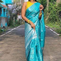 BerMondsey Woven Design Zari Banarasi Saree-picture-32