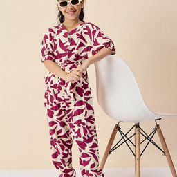 Stylo Bug Girls Printed Basic Jumpsuit-image-14