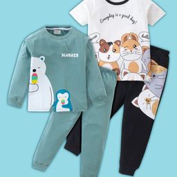 BLUSHES Unisex Kids Printed T-shirt-image-71
