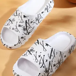 Pampy Angel Men White Flip Flops-image-71