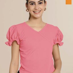 Tromko Puff Sleeve Top-image-46