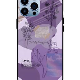 QRIOH Floral Printed iPhone 13 Pro Max Back Case Mobile Accessories-image-101