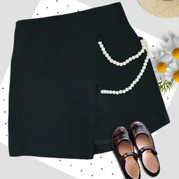 ADDYVERO Girls Knee-Length Wrap Skirts-image-20